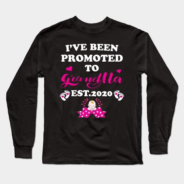 I have been promoted to Grandma Long Sleeve T-Shirt by Work Memes